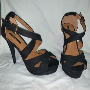 Platform Open Toe Strappy Heel